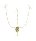 Gold Plated Maang Tikka Matha Patti For Women/Girls