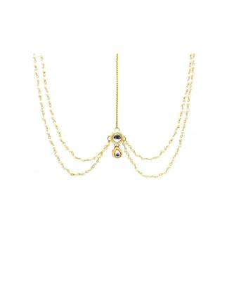 Gold Plated Maang Tikka Matha Patti For Women/Girls 2