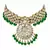 Traditional Gold Plated Kundan Pearl Wedding Choker Bridal Necklace Set Earrings & Maang Tikka For Women