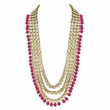 Traditional Kundan Pearl Wedding Choker Bridal Necklace Set Earrings & Maang Tikka For Women 5