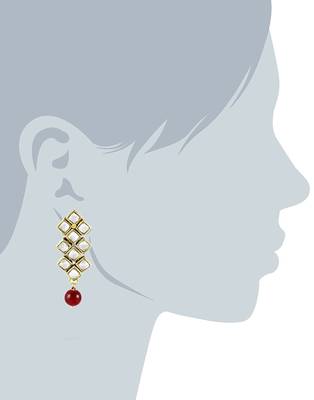 Traditional Kundan And Beads Choker Necklace Set For Women 4