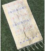 Chiku banarasi silk woven Dupatta