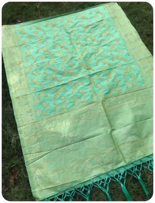 Pista Women Banarsi silk Dupatta 1