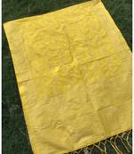 Yellow Women Banarsi silk Dupatta