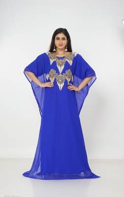 Dubai Kaftan Women Dress Long Gown Farasha Morocco Wear 3