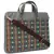 Neon Grey and Multicoloured Printed Polyester Laptop bag