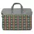 Neon Grey and Multicoloured Printed Polyester Laptop bag