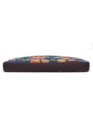 Strix Brown and Multicoloured Printed Polyester Laptop bag 5