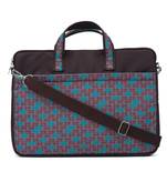 Minikins Brown and Multicoloured Printed Polyester Laptop bag