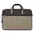 Streak Brown and Multicoloured Striped Polyester Laptop bag