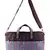 Neon Brown and Blue Printed Polyester Laptop bag