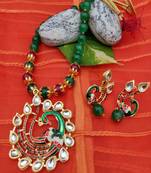 Green emerald   necklace-sets