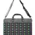 Neon Grey and Multicoloured Printed Polyester Laptop bag