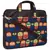 Strix Brown and Multicoloured Printed Polyester Laptop bag