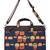 Strix Brown and Multicoloured Printed Polyester Laptop bag