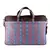 Neon Brown and Blue Printed Polyester Laptop bag