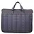 Neon Brown and Blue Printed Polyester Laptop bag