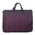 Streak Brown and Pink Striped Polyester Laptop bag
