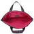 Streak Brown and Pink Striped Polyester Laptop bag