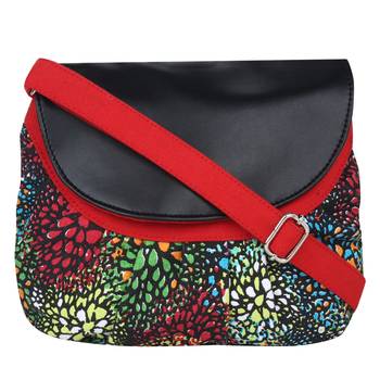 Minikins Multicolor Canvas Sling Bag 1