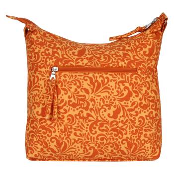 Hybrid Orange Canvas Sling Bag 3