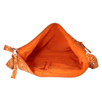 Hybrid Orange Canvas Sling Bag 5