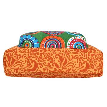 Hybrid Orange Canvas Sling Bag 6