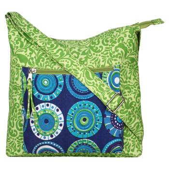 Hybrid Green Canvas Sling Bag 1