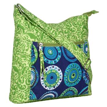Hybrid Green Canvas Sling Bag 3