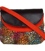 Minikins Orange Canvas Sling Bag