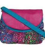 Minikins Blue Canvas Sling Bag