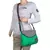 Geomet Green Canvas Sling Bag