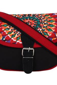 Typic Black Canvas Sling Bag