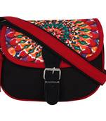 Typic Black Canvas Sling Bag