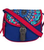 Typic Blue Canvas Sling Bag