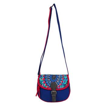 Typic Blue Canvas Sling Bag 4