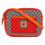 Minikins Orange Jacquard Sling Bag