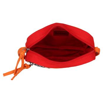 Minikins Orange Jacquard Sling Bag 6