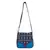 Neon Blue Canvas Sling Bag