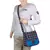 Neon Blue Canvas Sling Bag