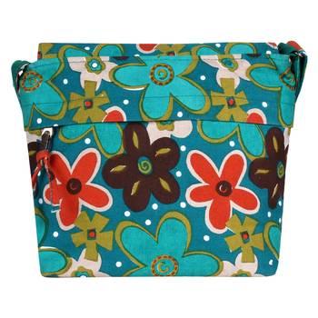 Florid Green Canvas Sling Bag 3