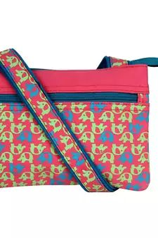 Minikins Pink Canvas Sling Bag