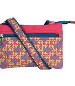 Minikins Pink Canvas Sling Bag