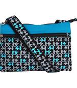 Minikins Blue Canvas Sling Bag