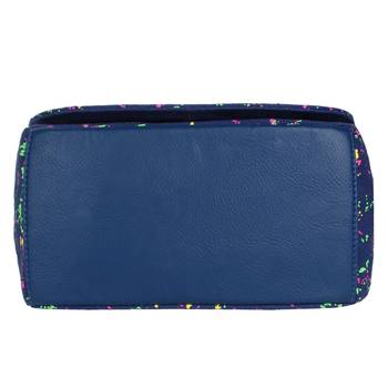 Neon Blue Canvas Sling Bag 4