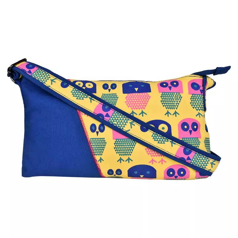Strix Blue Canvas Sling Bag