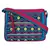 Geomet Blue Canvas Sling Bag