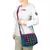 Geomet Blue Canvas Sling Bag