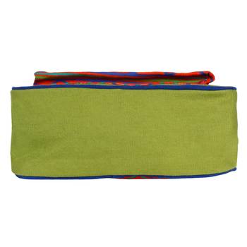 Geomet Green Canvas Sling Bag 4
