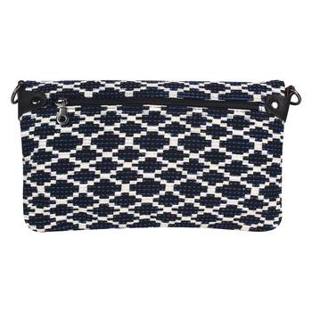 Nava Blue Jacquard Sling Bag 3